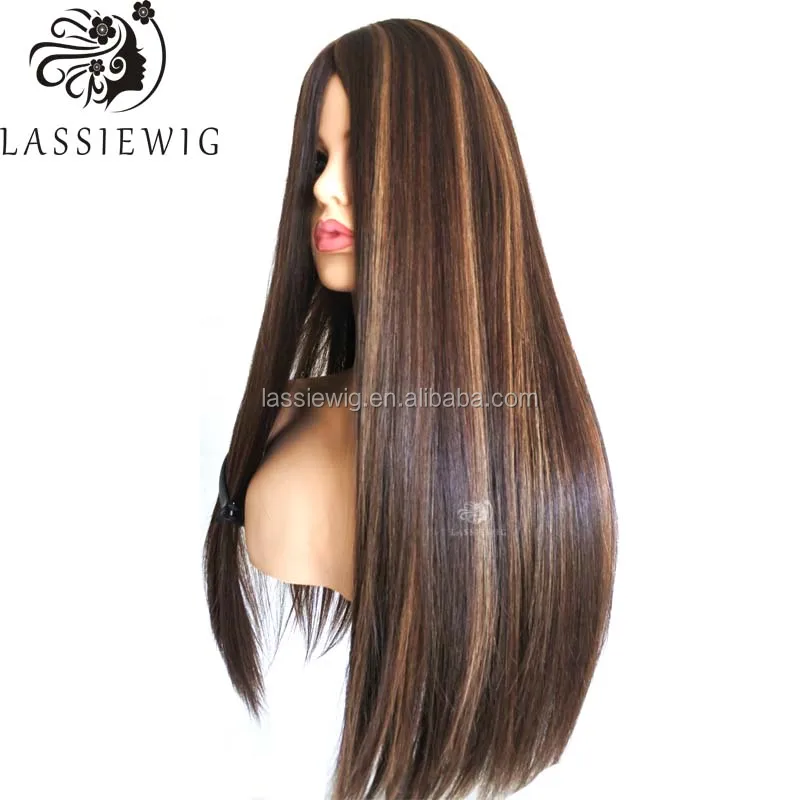 Beautiful Silk Top 100 Virgin European Hair Long Jewish Wig Kosher