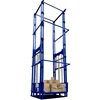 Industrial hydraulic vertical guide rail cargo lift freight elevator
