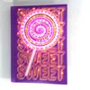 Lighting up with versatility gift personal article colorful thin shiny journal to light your feeling and life