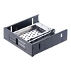 Unestech ST5524B 2.5 inch Dual bay SATA HDD/SSD Mobile Rack Enclosure Casse with Lock for CD/DVD-ROM Drive Bay