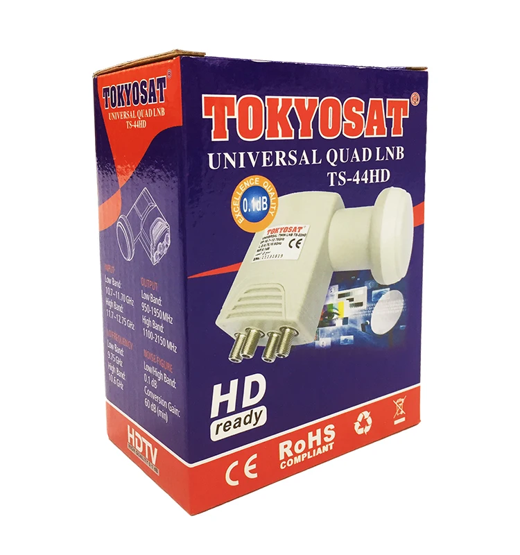 TOKYOSAT TS44HD 2021 Strong Signal Quad Lnb Manufacturers With Cheap