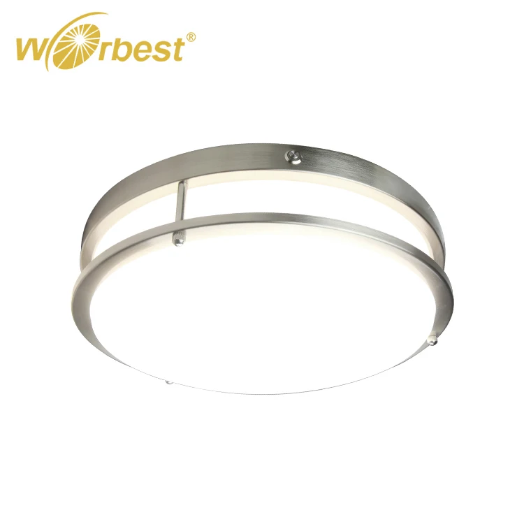Worbest ETL Double ring Damp Rated battery backup 12inch 15W dimming ceiling led pen light price in philippines