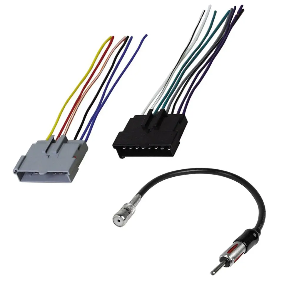 FORD NISSAN MAZDA COMPLETE CAR STEREO RADIO CD PLAYER INSTALLATION KIT WIRE HARNESS & ANTENNA