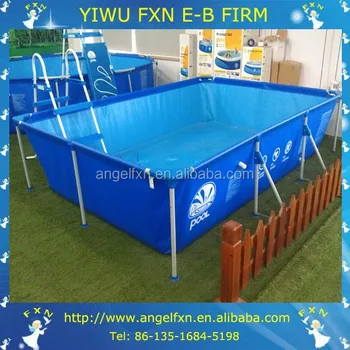 big plastic swimming pool