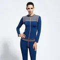 Autumn Winter Women Sport Yoga Sets Running Shirts Elastic Pants Fitness Outdoor Clothing Running Trainning Suits