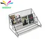 Retail fashion design desktop organizer wire counter book display stand