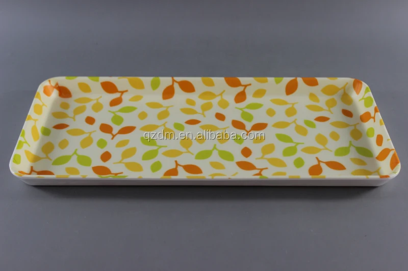 35X16.5CM Melamine Rectangle Tray ,Melamine Tea tray