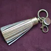 Video Show Tassel Keyring Purse Charm Key fob, wholesale Car Keyring Holder Handbag Pendant, Women's Leather Tassels Keychain