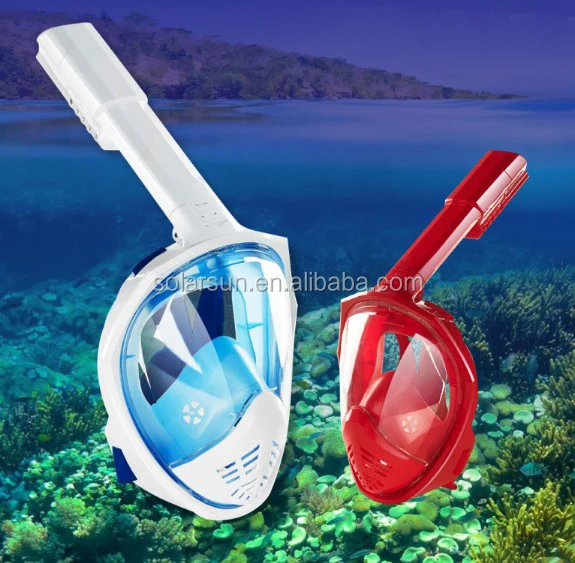 2018 New Free Breath Seaview 180 Degree Scuba Diving Full Face Snorkel Mask