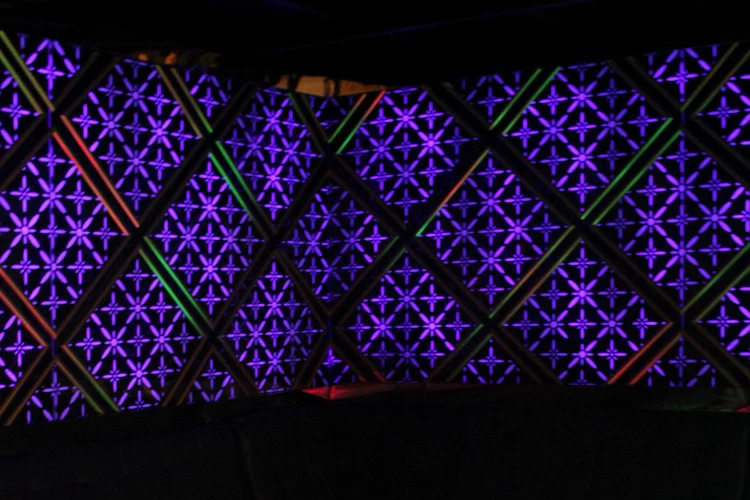 Wall coating panel/ Light up glass wall decoration