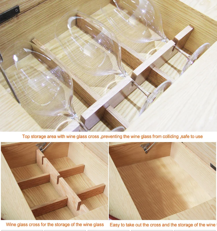 Oak Barrel Cooler Wine Chiller Fridge With18 Bottles Capacity Mini Wine