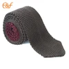 Fashion Plaid Mens Tie Knitted Woven Slim Neckties