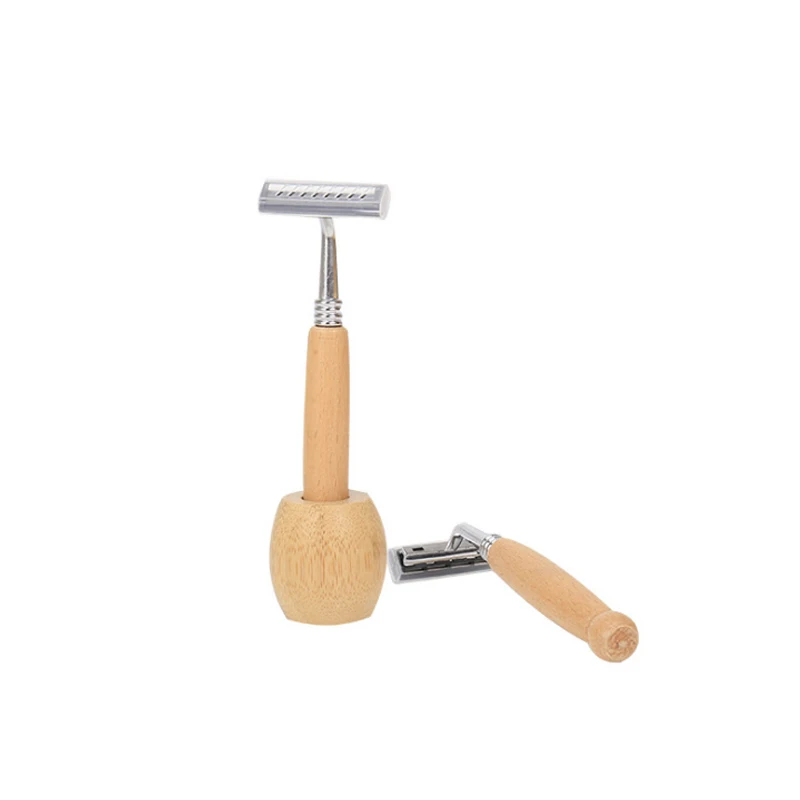 
Natural OriginalFor Men Safety Skincare Shaving Razor Disposable Safety Bamboo Shaver 