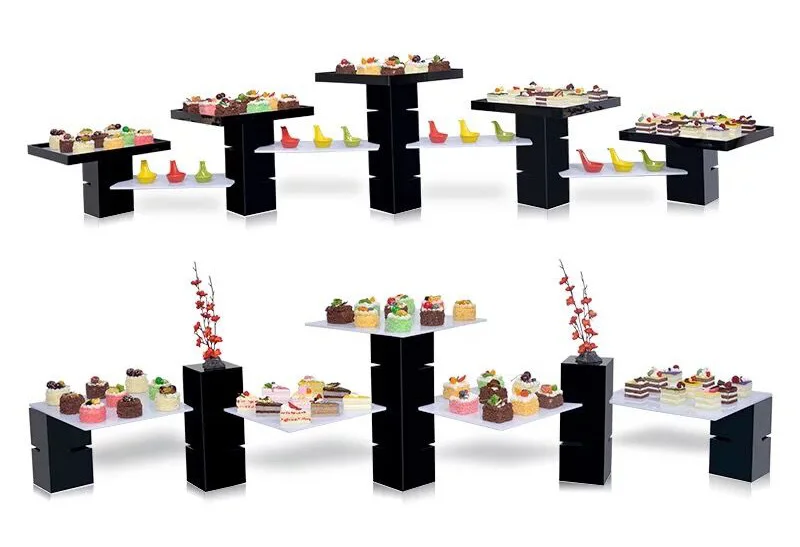 Outdoor Catering Decorations Equipment Material Cake Serving Buffet