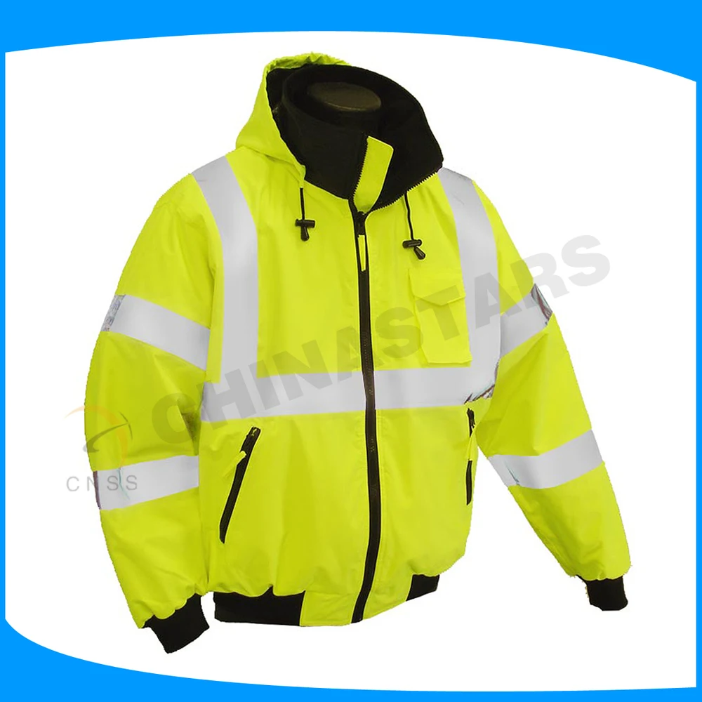 Ansi Class 2 Or 3 Reflective Safety Jacket With Epaulets Buy Safety