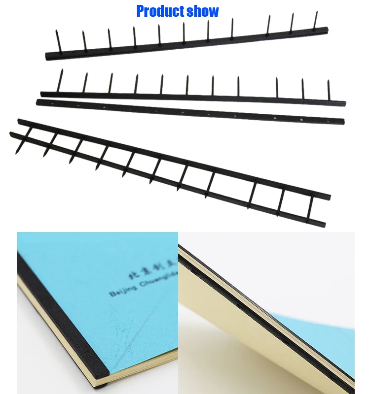 No Moq 4 Pin And 10 Pin Velo Binding Plastic Strips For Book