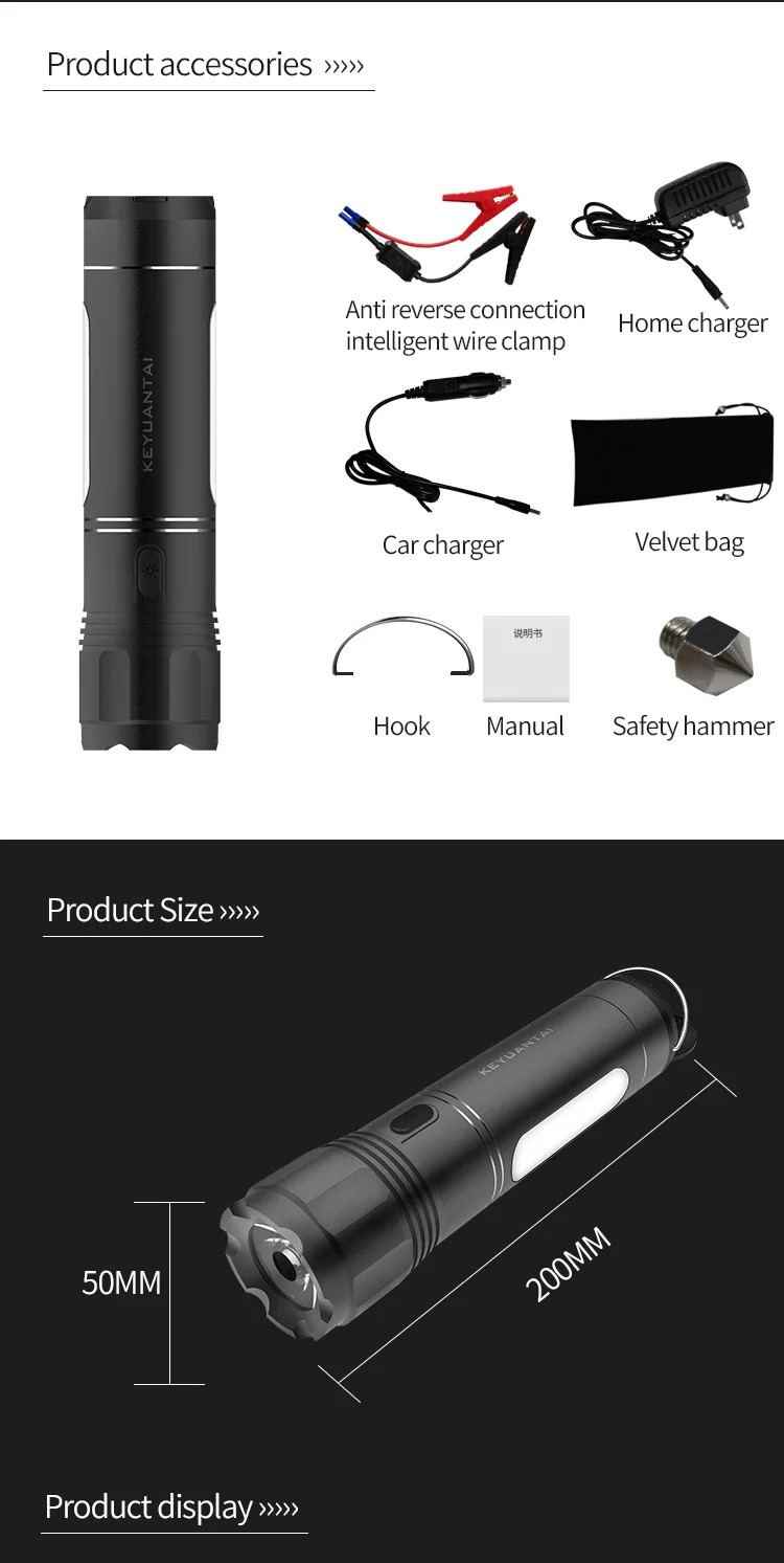 2018 Emergency Battery Booster Powerbank Compact Portable 12 24 Volt