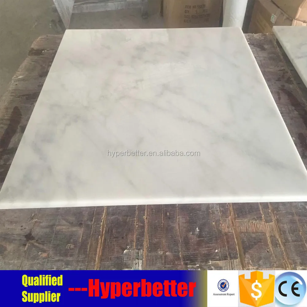 Luxury hotel Italian arabescato marble dining table