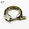 2.5'' Stainless steel 304 Metal clench nut VBand clamp T Bolt V Band Exhaust Hose Pipe Clamp Kits