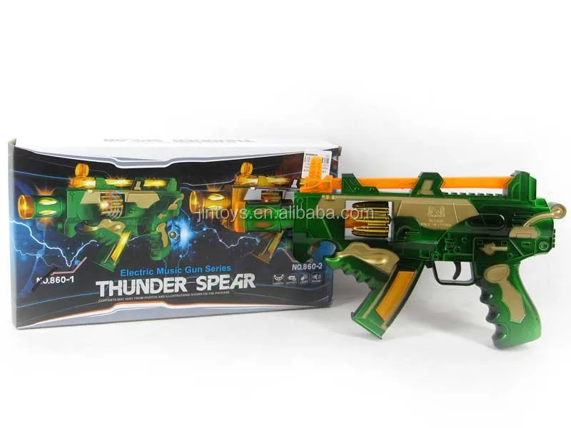 Best Selling Electric Gun Shock With Light And Music,Shaking Gun Toys