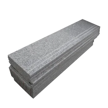 G603 Grey Granite Polished Indoor Stair Step Tread Full Bullnose G603 Grey Granite Polished Indoor Stair