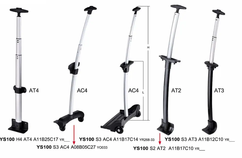 Luggage Telescopic Trolley Single Handle Parts Buy Single Handle