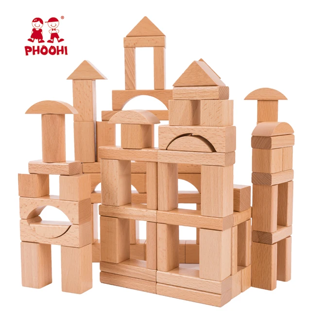 wooden block set for toddlers