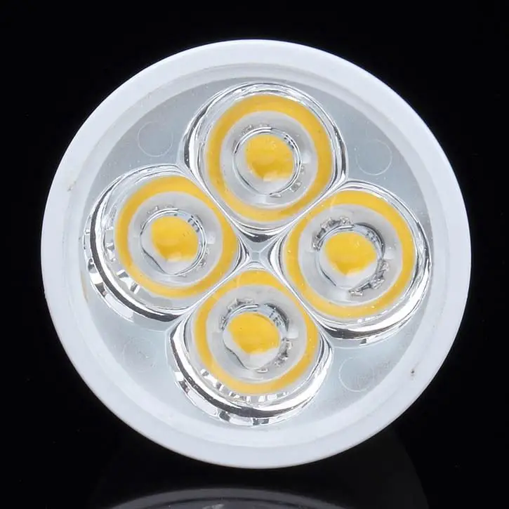 New LED Spot Light GU10 LED 6W 4LED SMD Warm White Light Bulb Condenser Spotlights LED gu10 Bulb