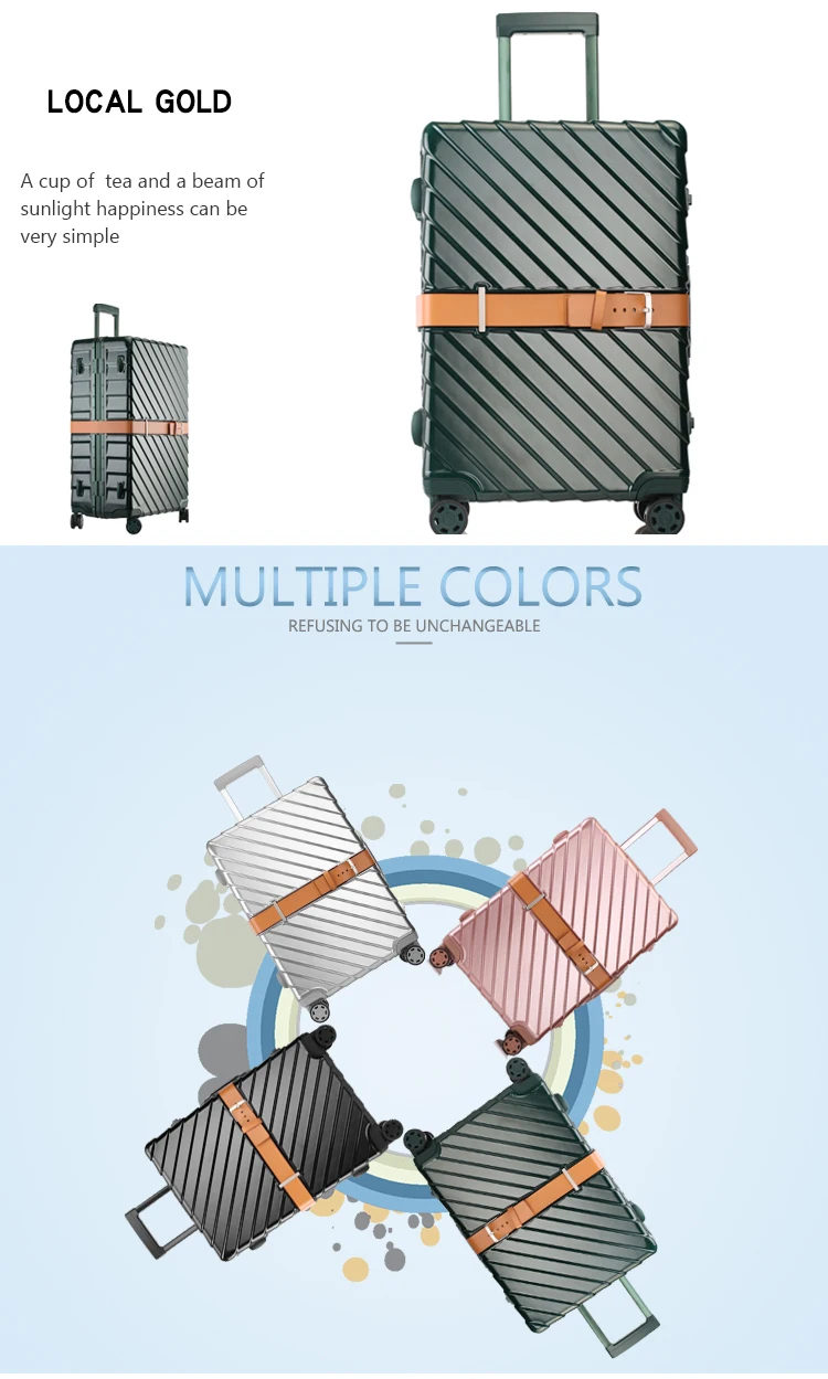 2018 Innovative Design Aluminium Luggage Sets Travel Luggage Bags