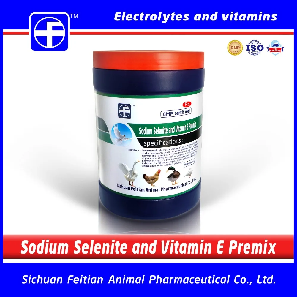 
Sodium Selenite and Vitamin E premix / Vitamin e selenium 