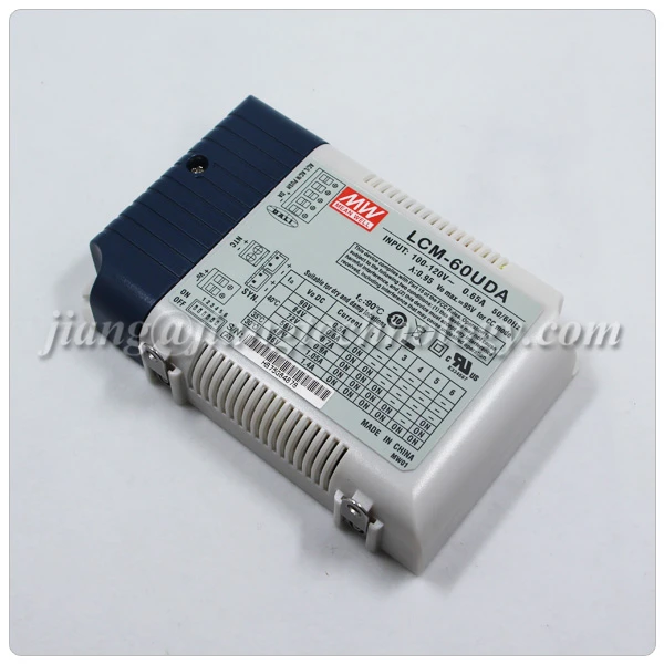 Meanwell Constant Current Panel Light DALI Power Supply 700mA 50W Dimmable LED Driver LCM-60UDA