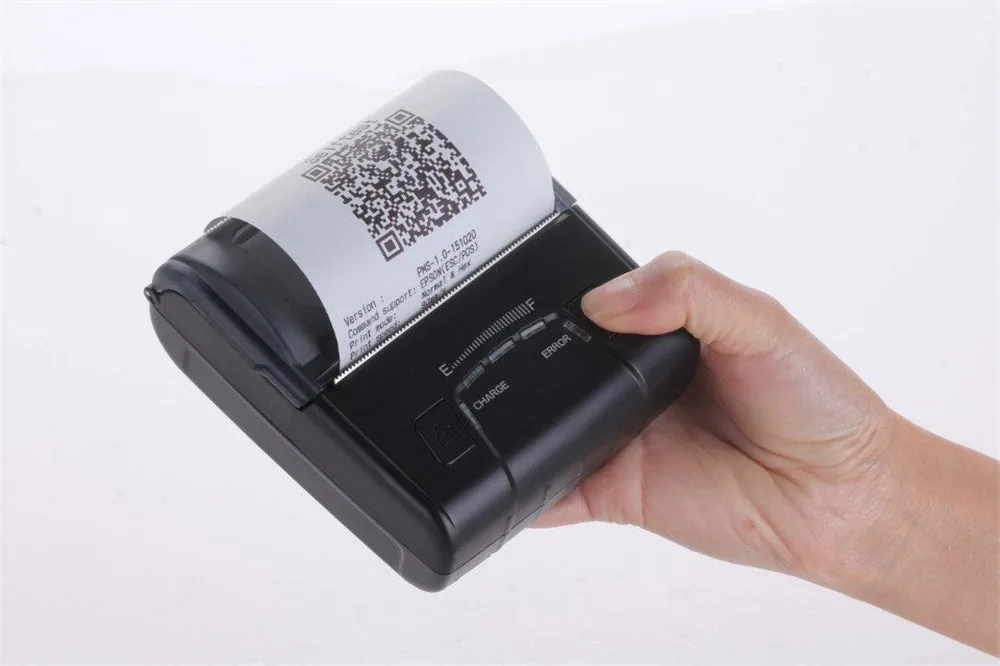 80mm Portable Qr Code Printer Bluetooth Mobile Thermal Printer - Buy ...