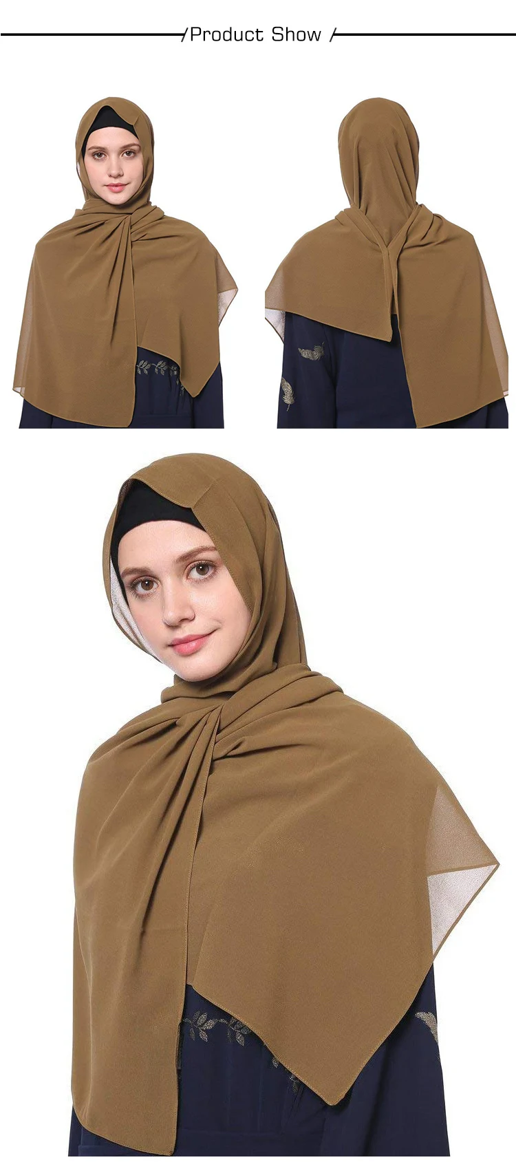 Fashion Arabic Shawls Instant Chiffon Hijab From China Buy Hijab