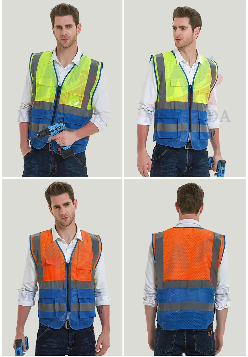 Hi Vis Wholesale High Visibility Airport Police Construction Security ...