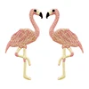 Wholesale Fashion Custom Pink Cute Character Iron on Embroidery Patch