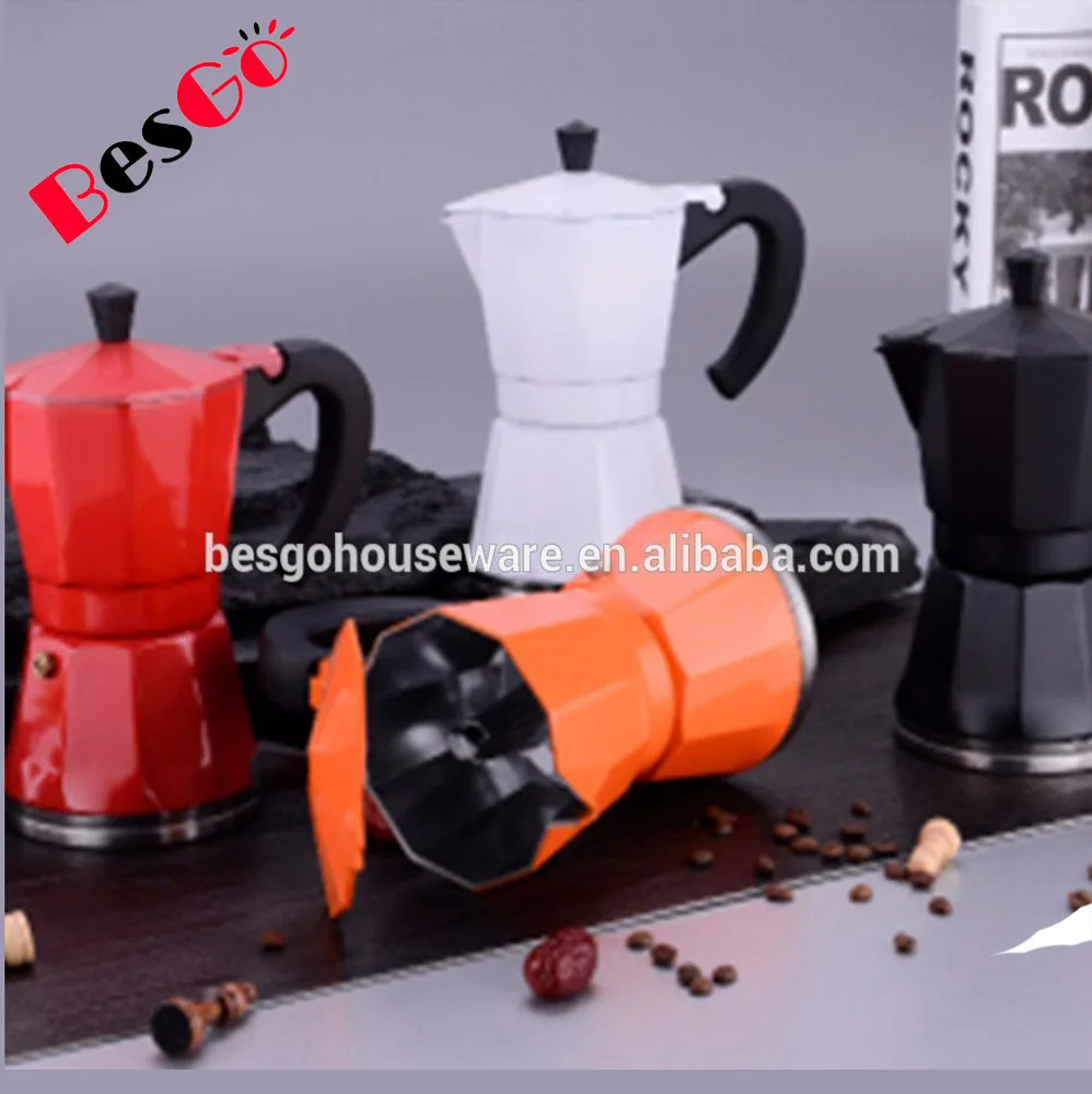 Induction Espresso Moka Pot Clic 6 Cup Mini Induction Espresso Moka Pot Clic 6 Cup Mini Maker