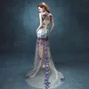 Z91718A 2016 Latest handmade fashion sexy ladies gown lace dress elegant wedding dress