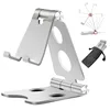 Foldable swivel phone table top tablet mount aluminum tablet display stand
