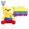 2018 World Cup Sport Custom Colombia National Flag Teddy Bear Plush Toy Wholesale Souvenir Gift Stuffed Animal Plush Teddy Bear