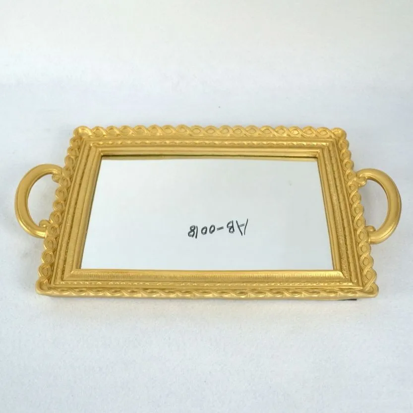 Hotsale Luxury Gold Plated Resin Bathroom Towel Tray Buy Cheap