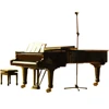 Shanghai Middleford Piano Factory 88 keys Black Polish Concert Grand Piano for sale