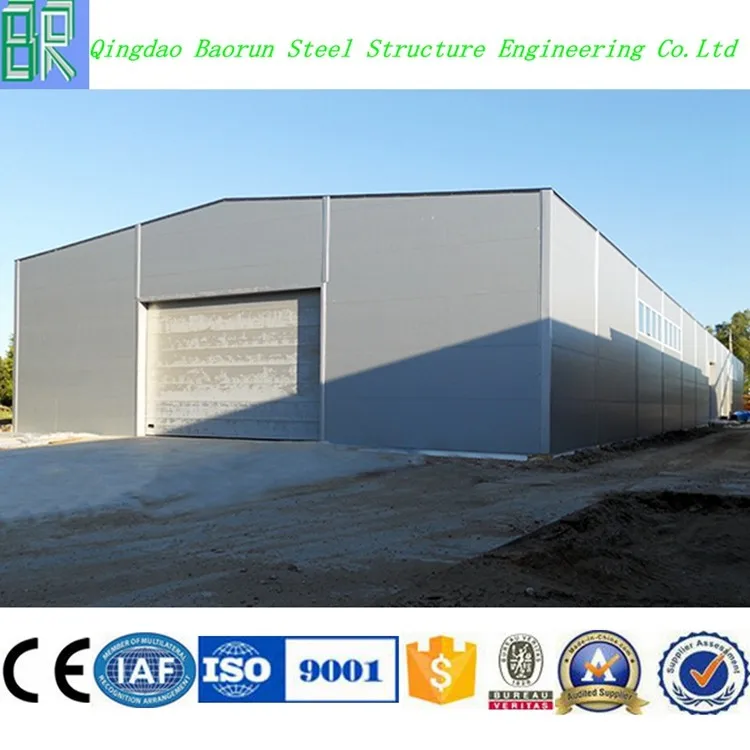Prefabricated industrial warehouse structure steel