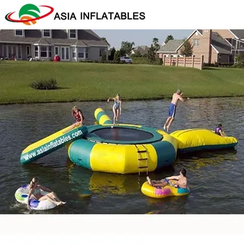 inflatable pool trampoline