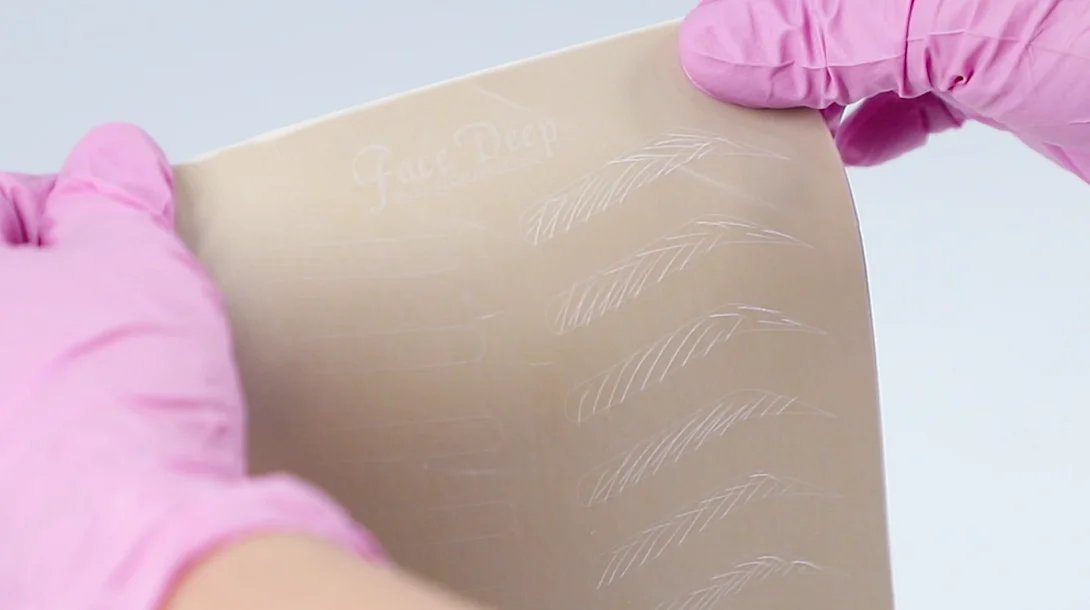 New Arrival Inkless Practice Blank Latex Skin Tattoo Practice Mats For