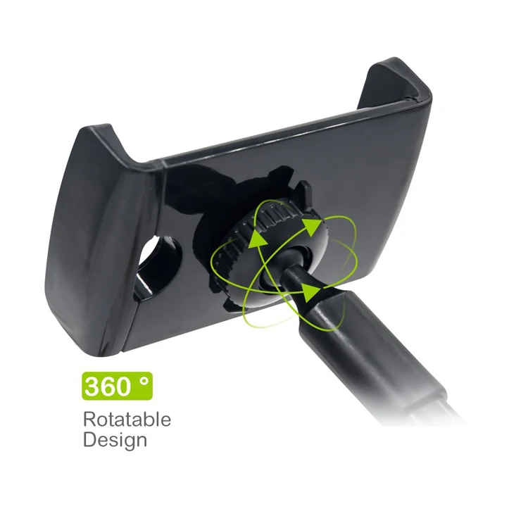 Universal 2 clamps windshield dashboard long arm gooseneck tablet mobile car holder for 7-10 inch Ipad