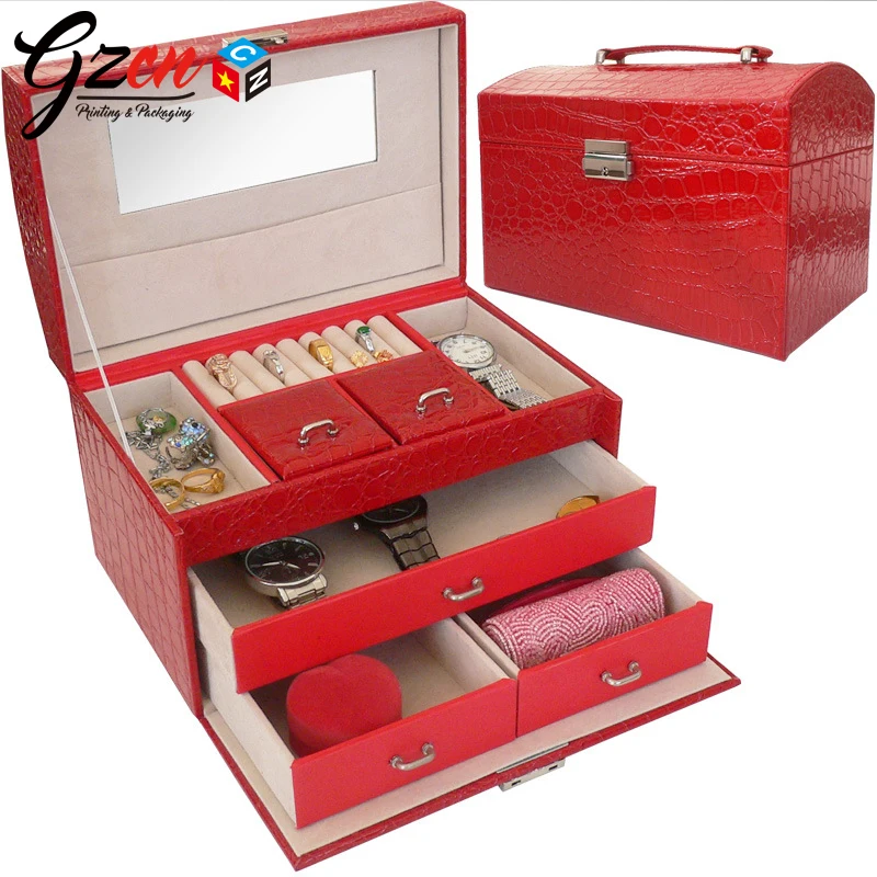 Factory Wholesale Luxury Bracelet Necklace Packing Led Light Jewellery