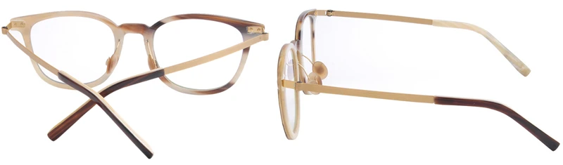 Ultrathin Optical Glasses Baffalo Horn Frame Reading Glasses Ls4909-c2