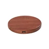 2019 New Arrivals Unique Sapele Wood Wireless Charger Fashion Eco-firendly Car Wireless Charger For iPhone For Samsung