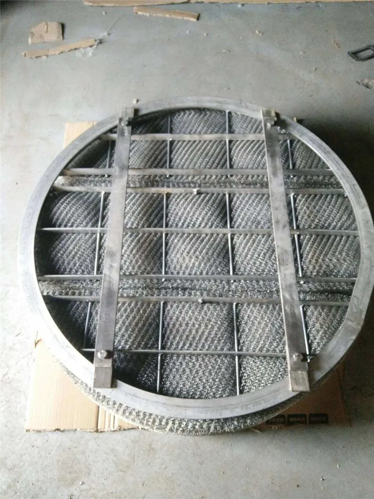 Wire Mesh Demister Pad For Gas Scrubber Pressure Vessel Boiler Steam
