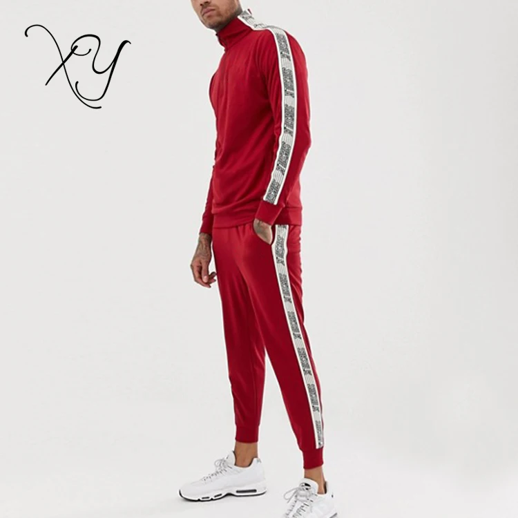 red tracksuit for men